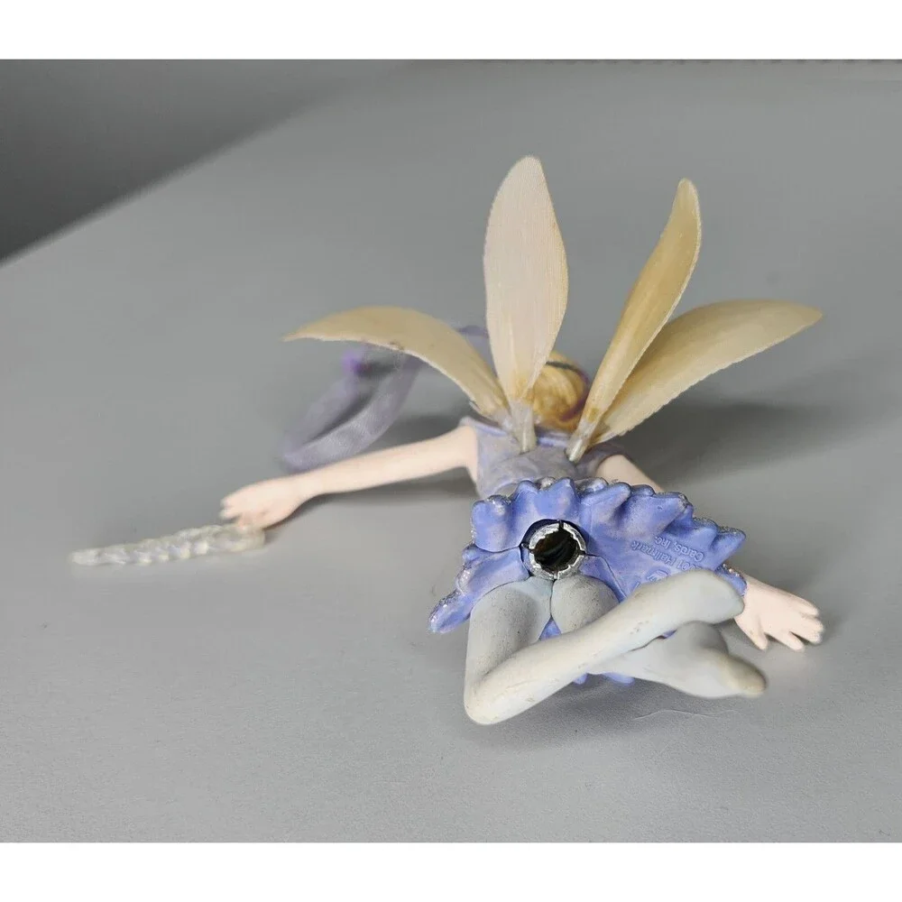 Hallmark Faerie Delandra Flower Frostlight Fiber Optic Glow Fairy 2001 Keepsake